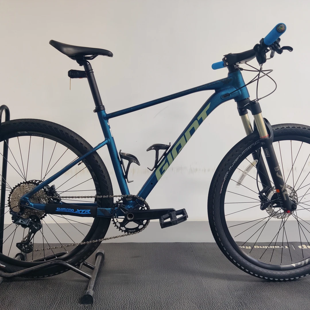 山地自行车 xtc820 改单盘 升级deore刹车一体碳把27.5m码170~180