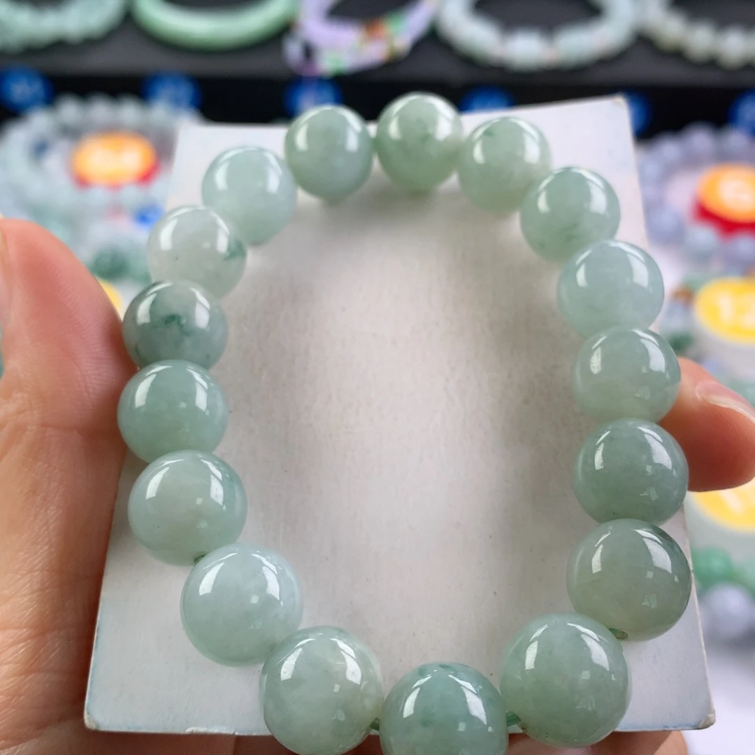 翡翠未镶嵌手链卡12.2