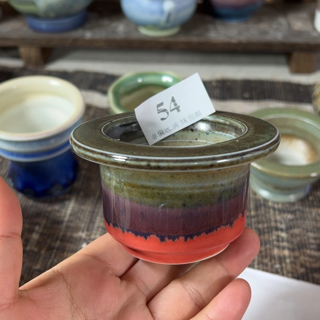 红陶景德镇手工花盆