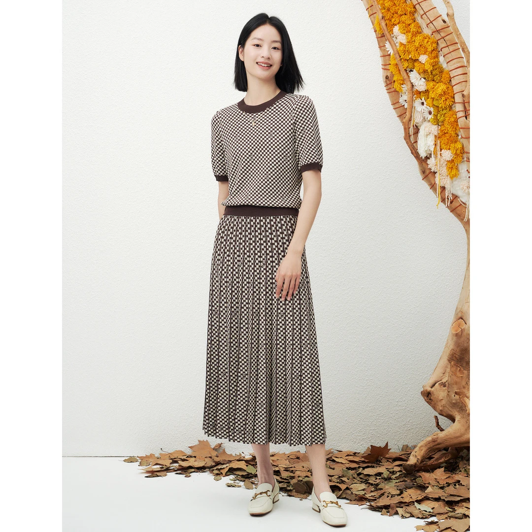 【晨粉专享价】秋冬休闲时尚纯色直筒阔腿西装裤裤子女