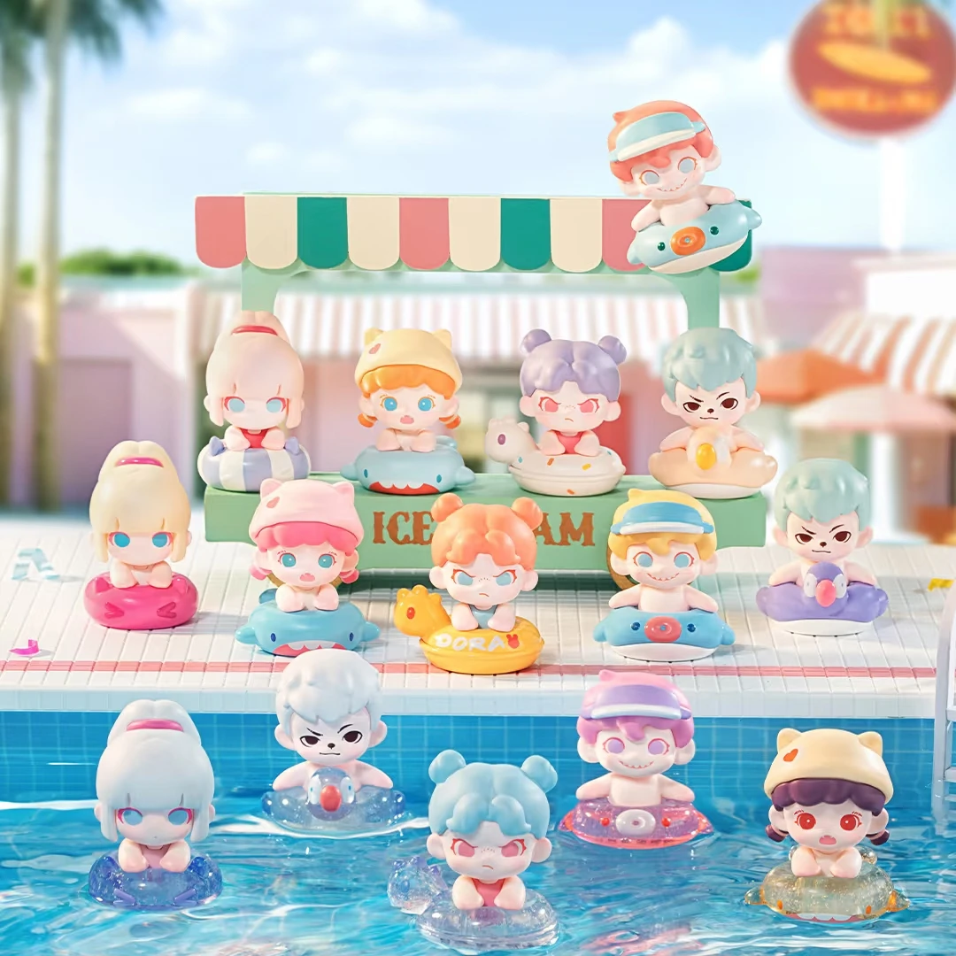 【拆盒】 末末家后三相加TNT泳池派对系列mini盲盒可爱公仔萌粒