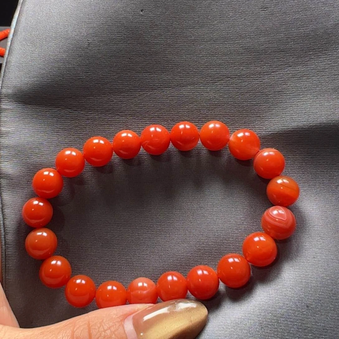 未镶嵌手串南红玛瑙