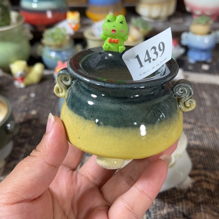 口4.5 手工花盆满30包邮