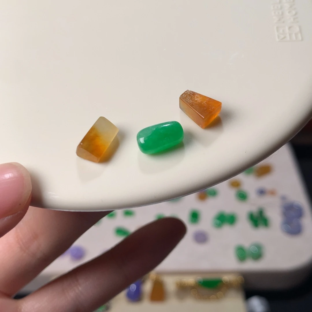 翡翠散珠天然翡翠