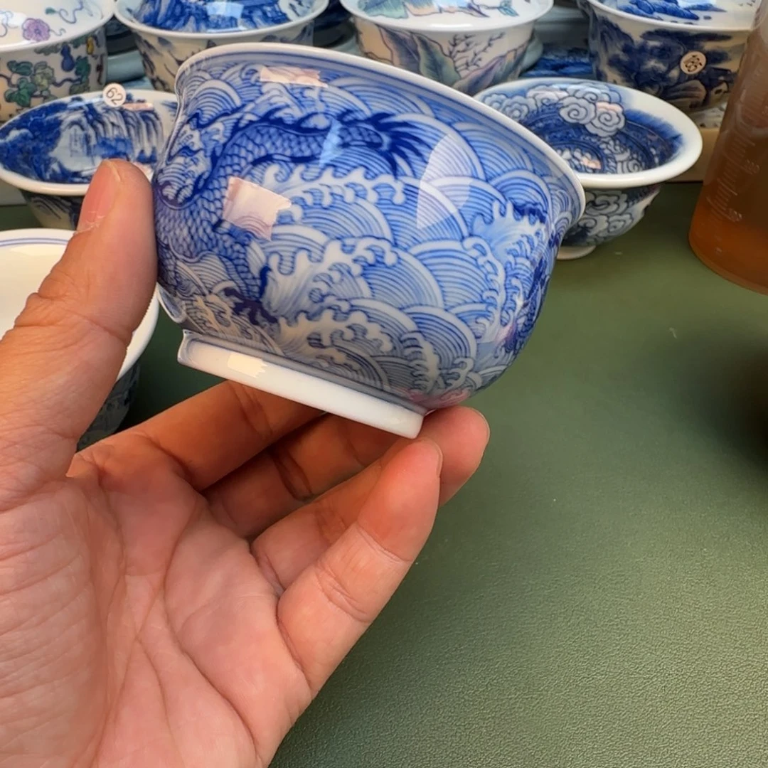 纯手工纯手绘茶具石头85