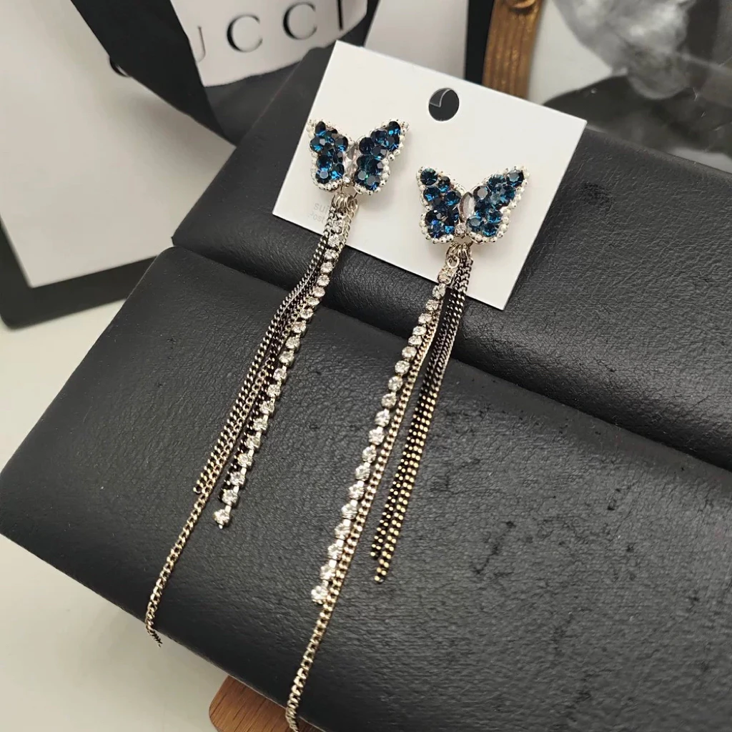 铜合金耳饰 A325 韩国东大门气质优雅女神时尚简约耳环彩色手工