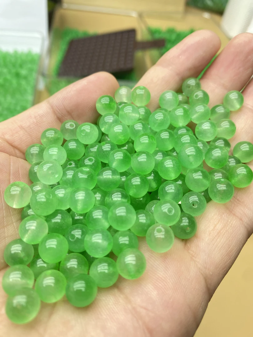 8mm 冰飘花散珠单颗价