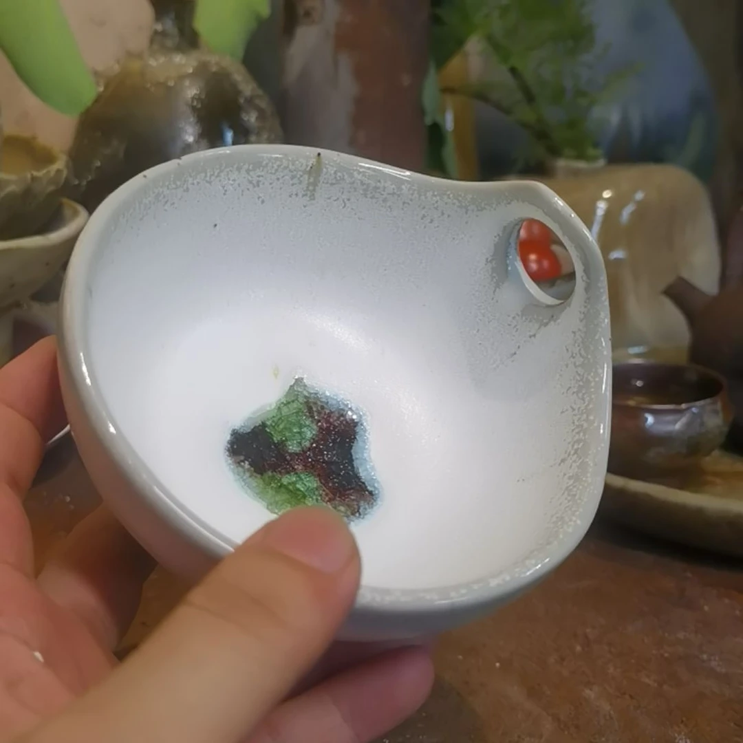 哈***一摆件手工高温原矿窑变新品