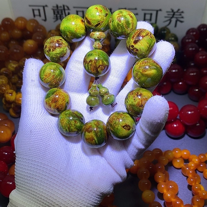 手串/手链松木（琥珀木）2.0 水墨丹青高货