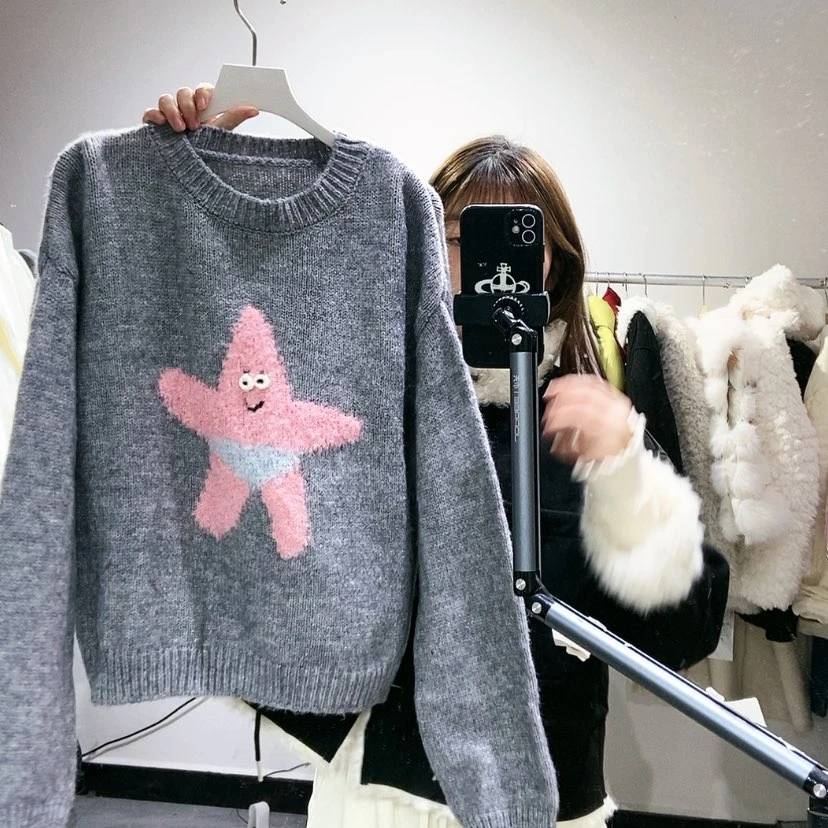 【闪购商品】灰色套头