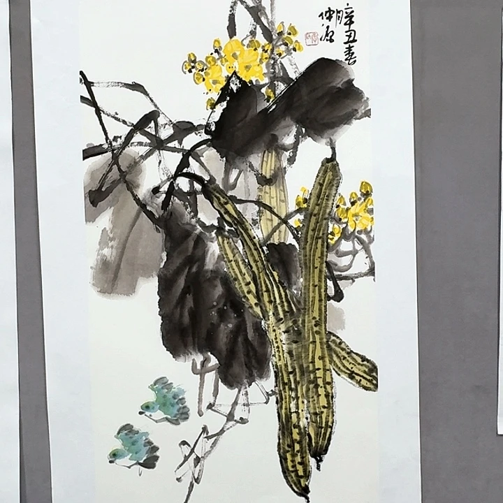 国画亲笔手绘放心去藏
