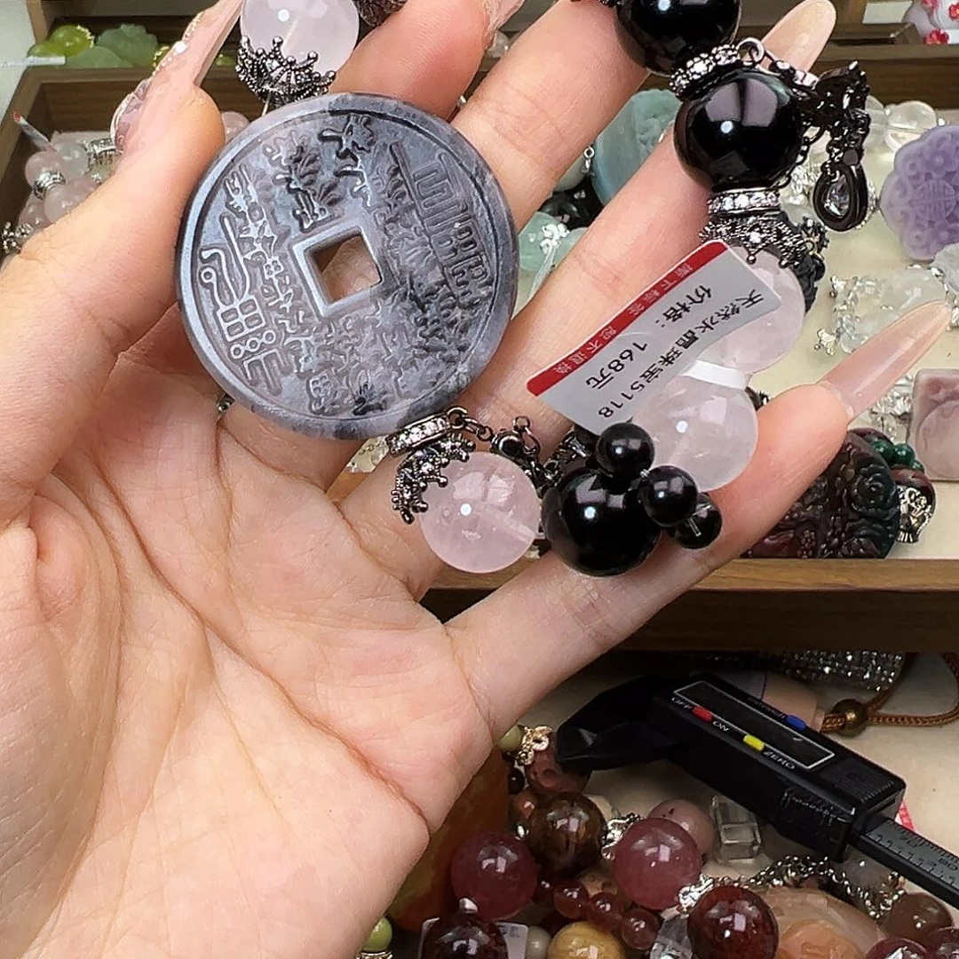 紫***冰合金水晶手串水晶
