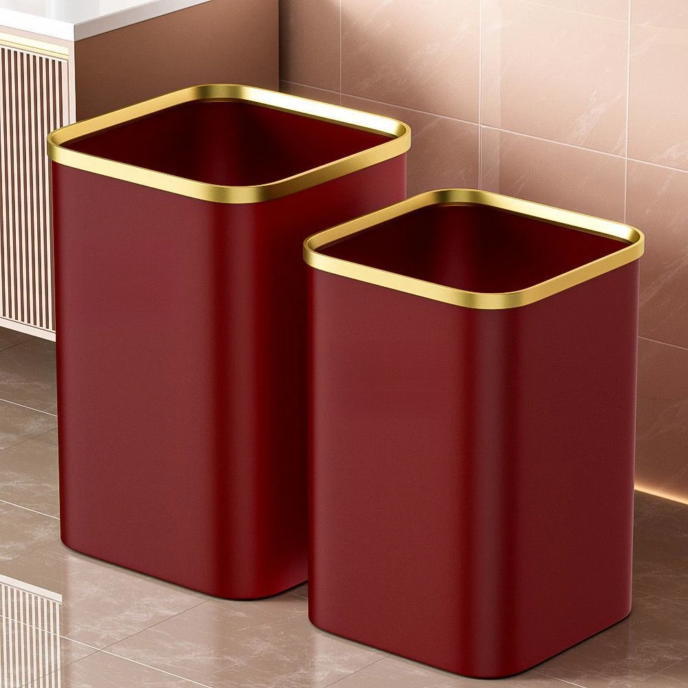 结婚压圈纸篓喜庆家用大容量红色婚房上档次卧室卫生间厨房专用