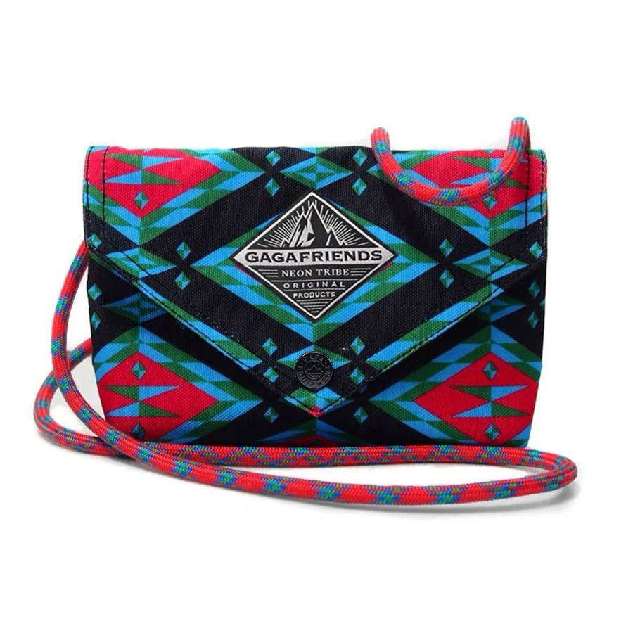 GAGAFRIENDS泰国潮牌迷你斜挎小包男女2025新款ins迷幻几何帆布包