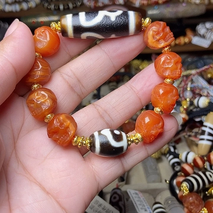 合金手链玛瑙/玉髓