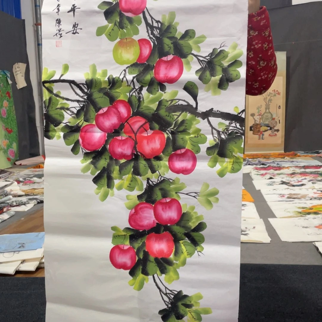 国画国画作品画心一张
