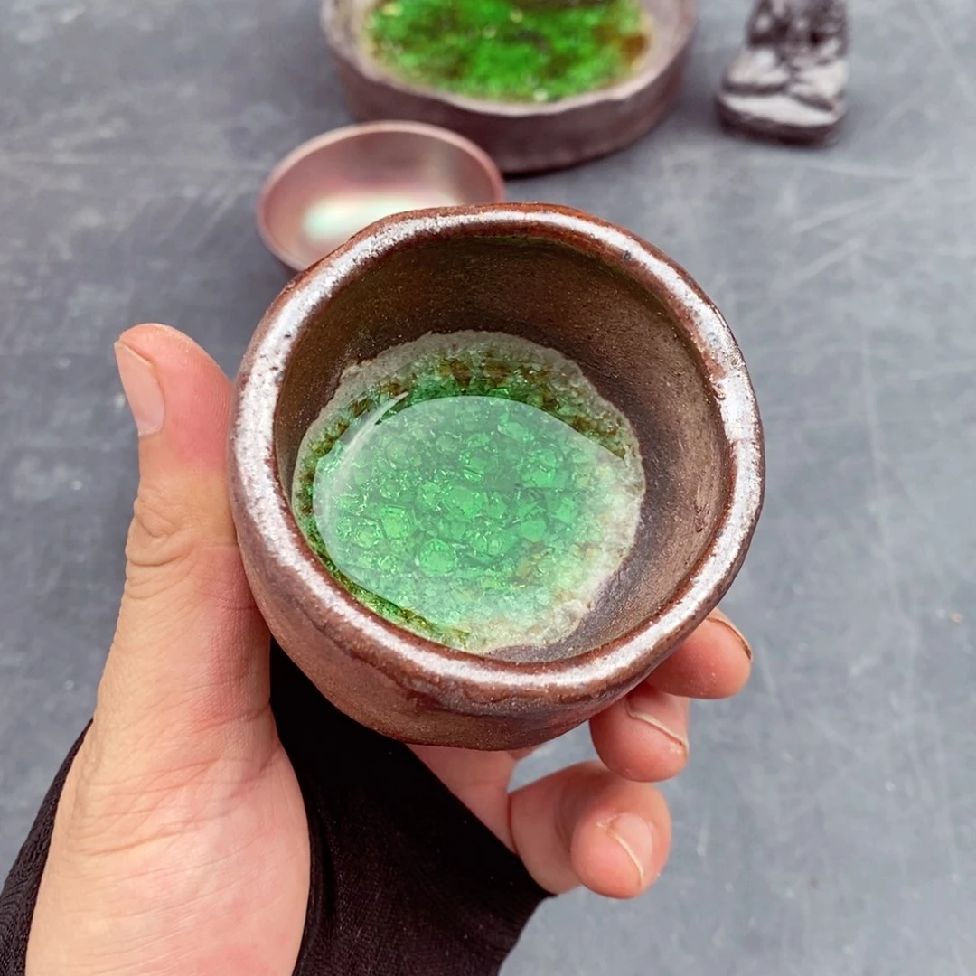 柴烧茶具陶瓷杯子