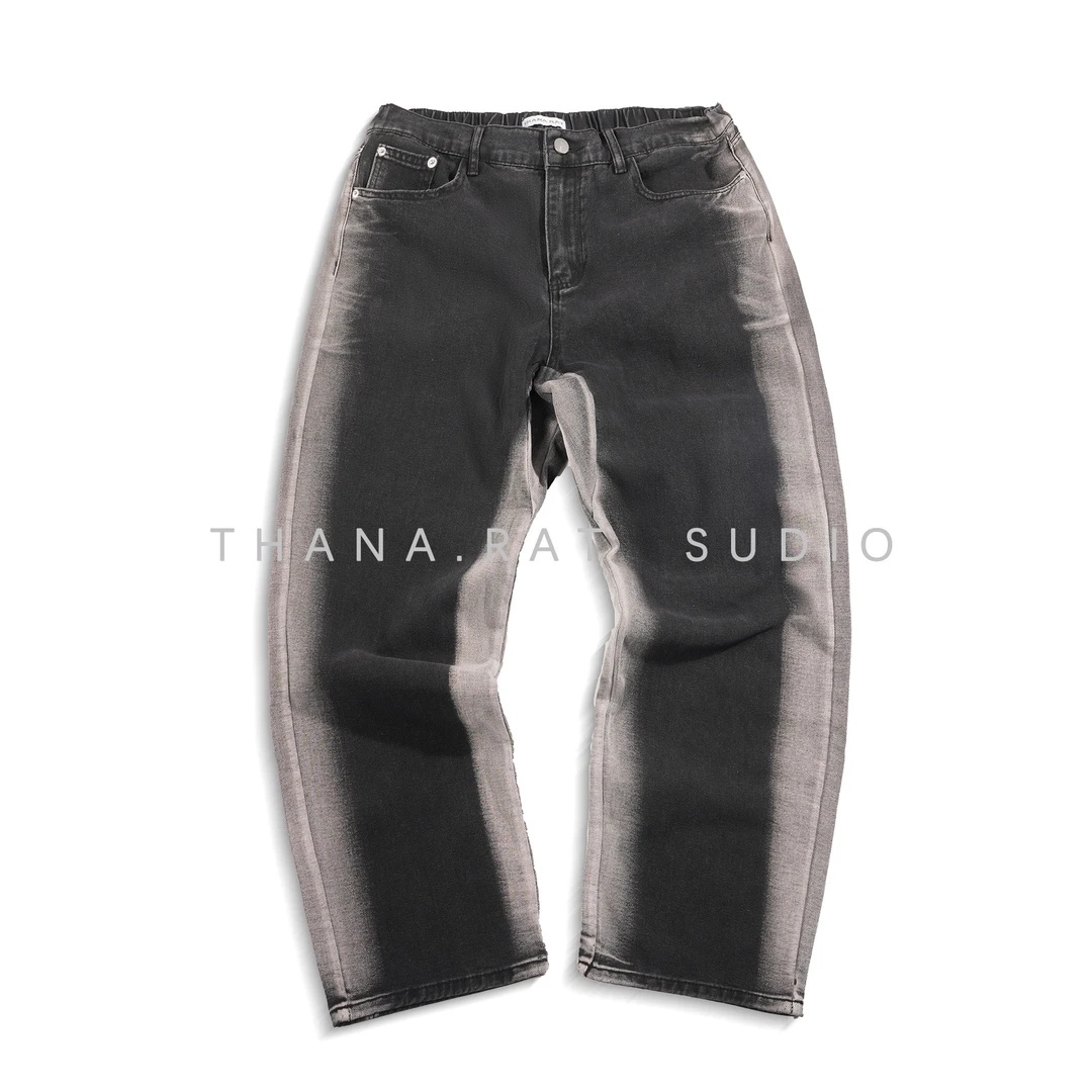 2319大码男装户外牛仔裤男款爆款2025新款美式复古直筒宽松休闲裤