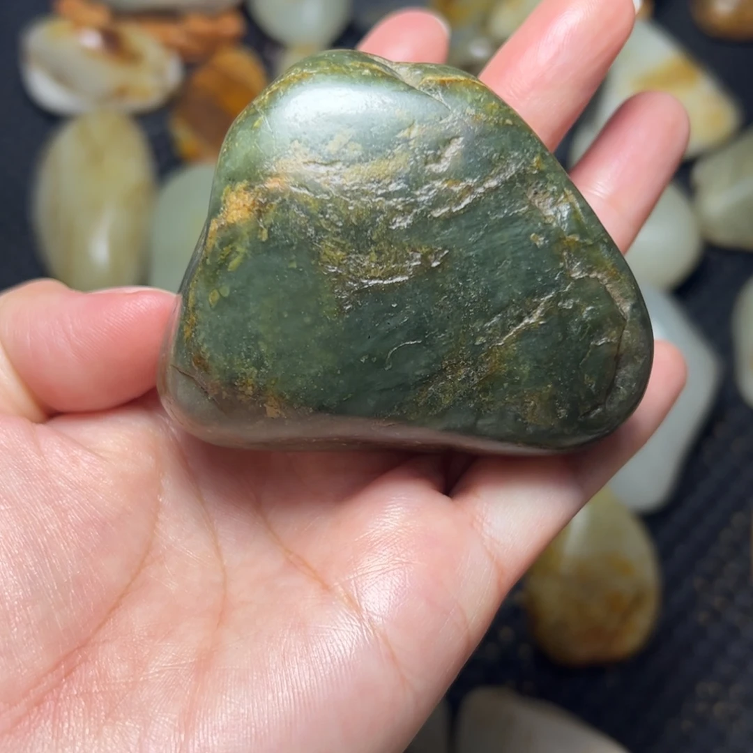 和田玉未镶嵌挂件B9