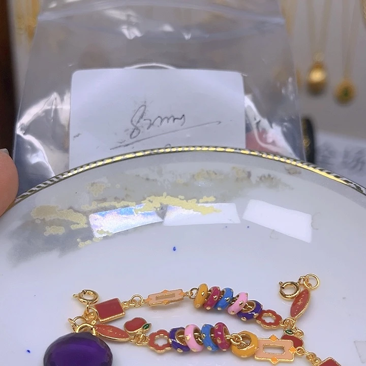 紫晶颈饰银S925镶嵌紫晶925镶嵌164