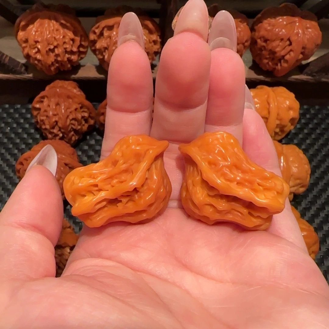 吊坠文玩核桃盘山小鸟24精品1308