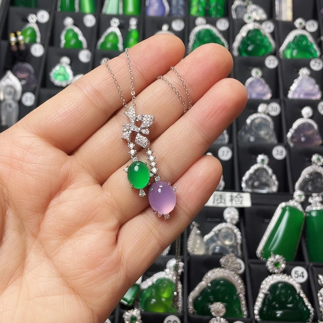 玛瑙/玉髓合金颈饰