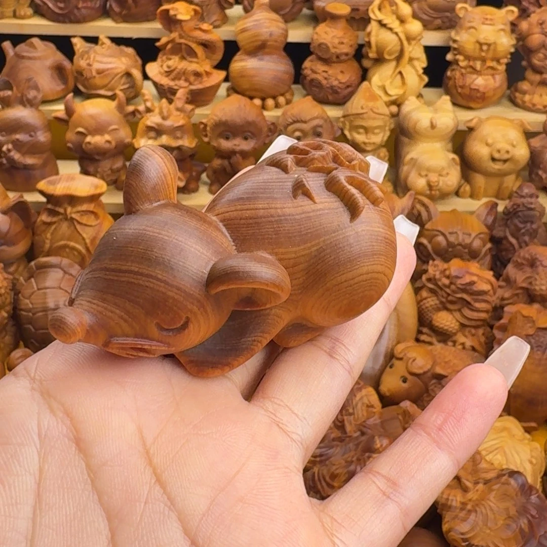 我***家柏木（崖柏）崖柏老鼠，一物一拍