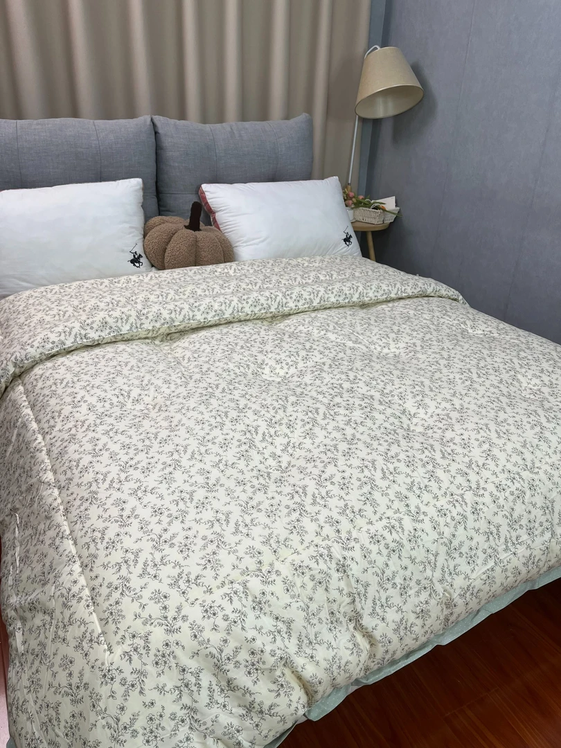 冬被斜纹纯棉大豆纤维被子单人双人加厚保暖