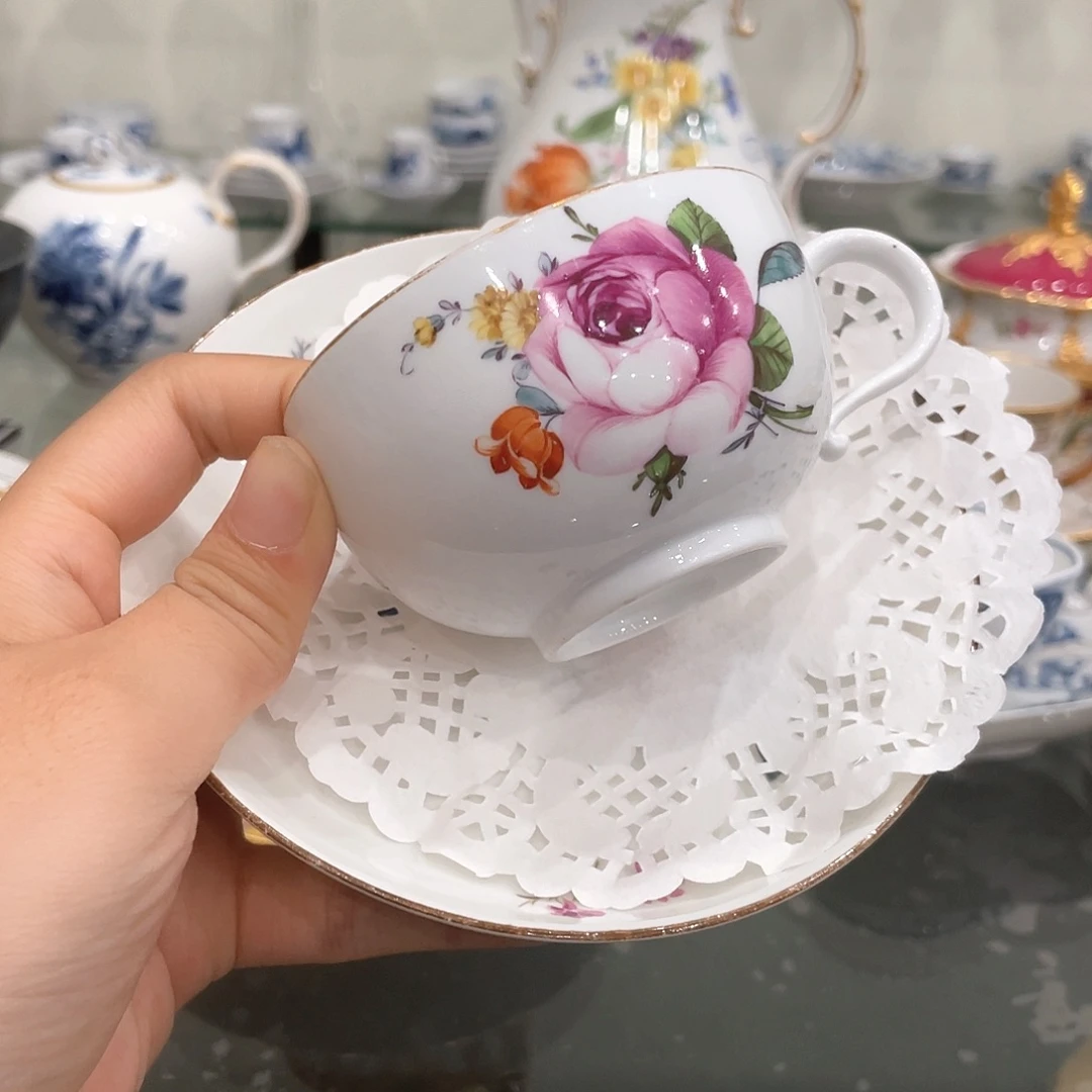 瓷片中古一等红茶杯