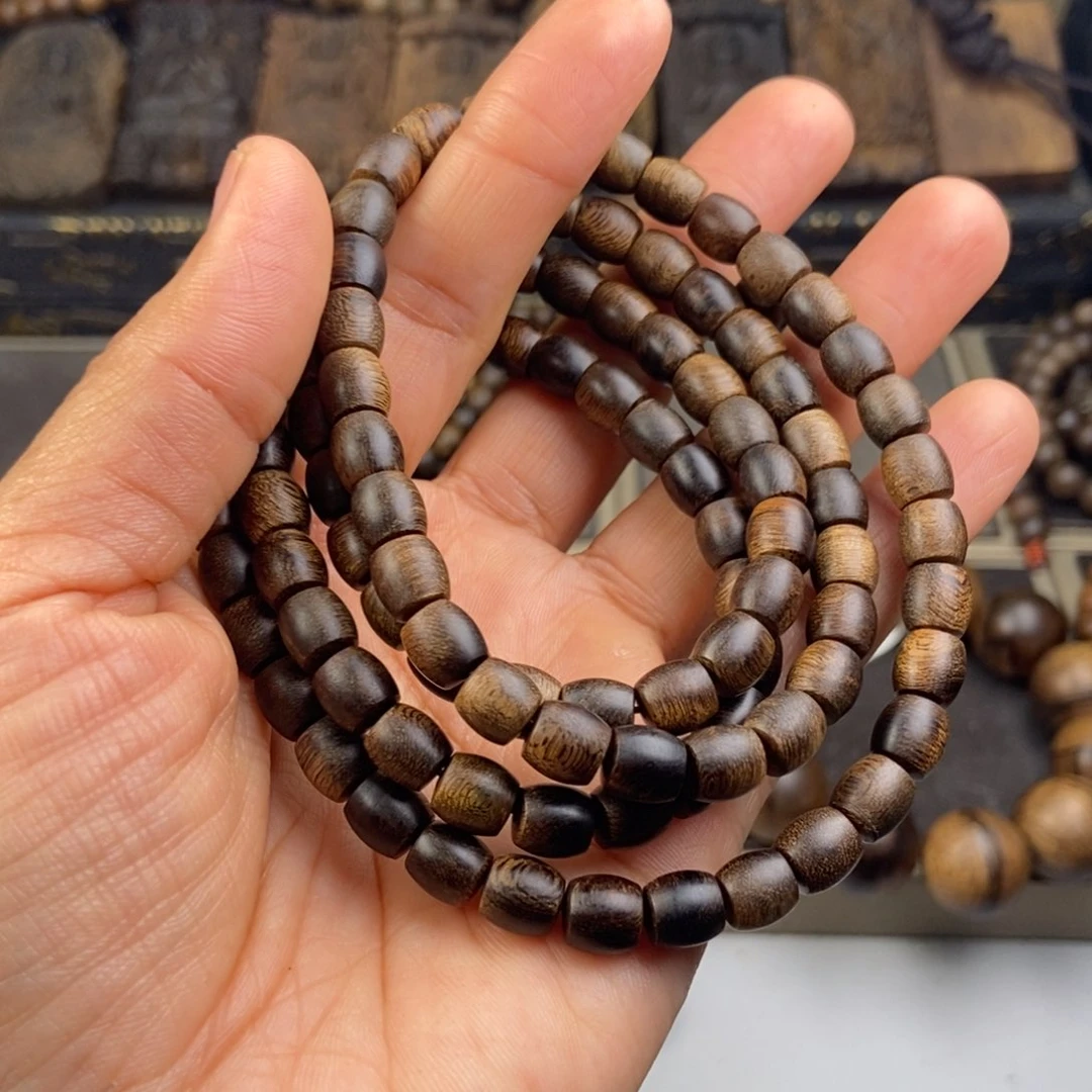 沉香手串好****1越南芽庄白留疤