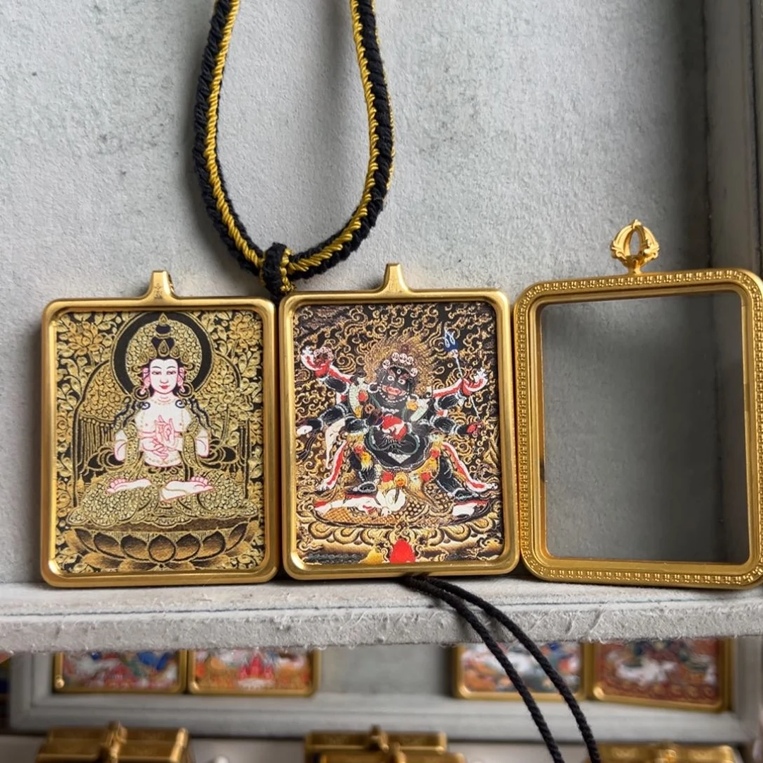 吊坠福*✰双面大黑天➕大势至