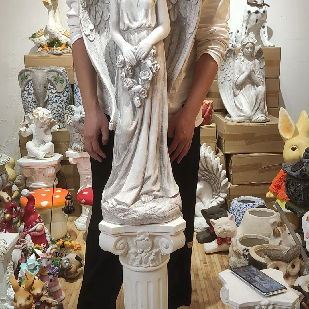 合成树脂提花大天使摆件