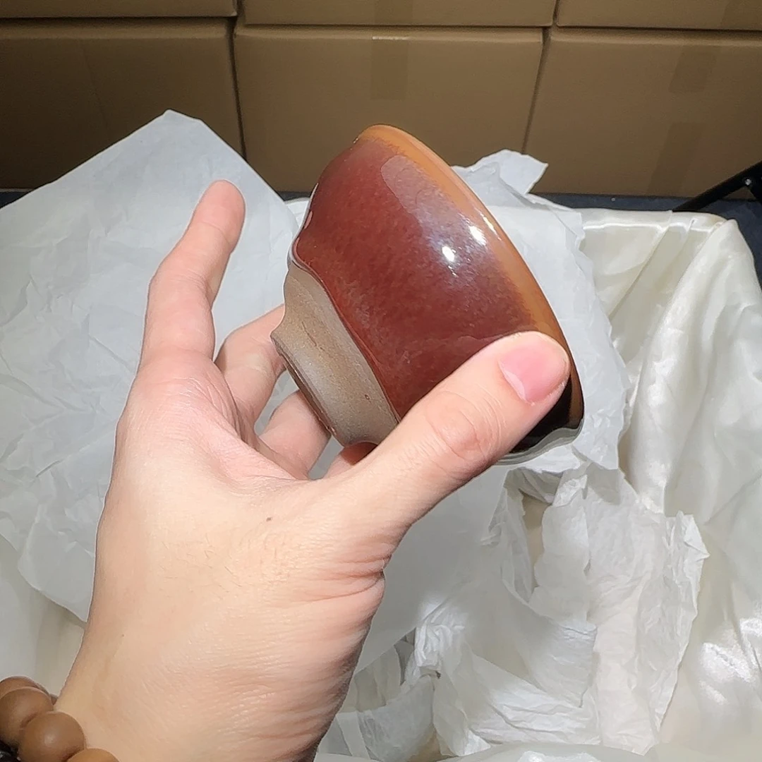 茶盏微瑕建盏，介意勿拍