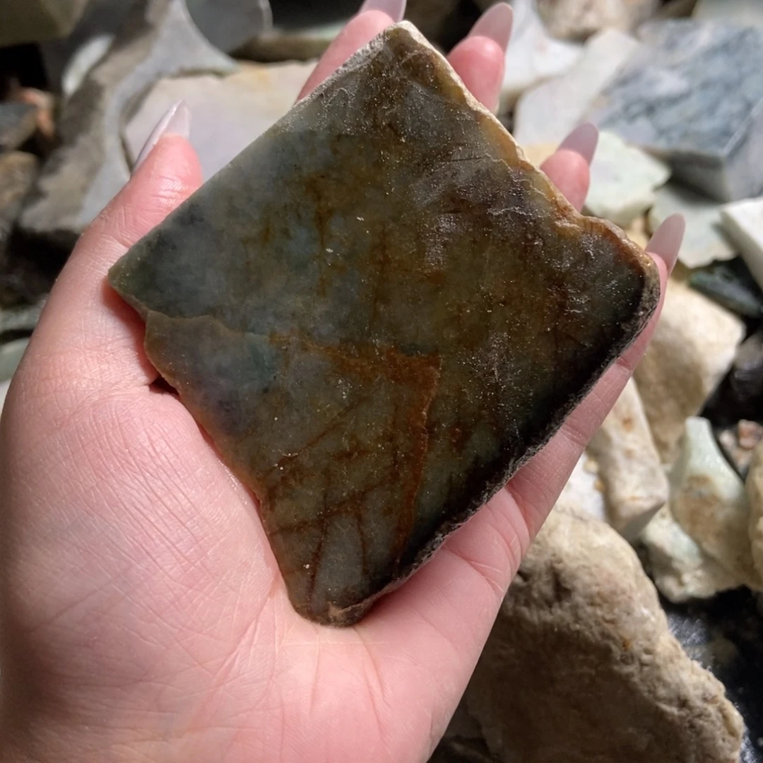 翡翠未镶嵌挂件天然翡翠