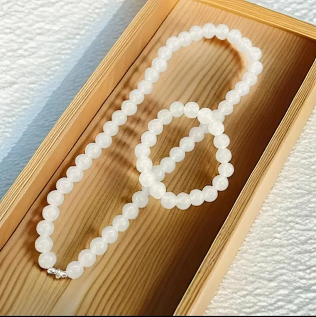 【小雨专属】月光珠圆玉润珐琅妈妈链+手串DH6187