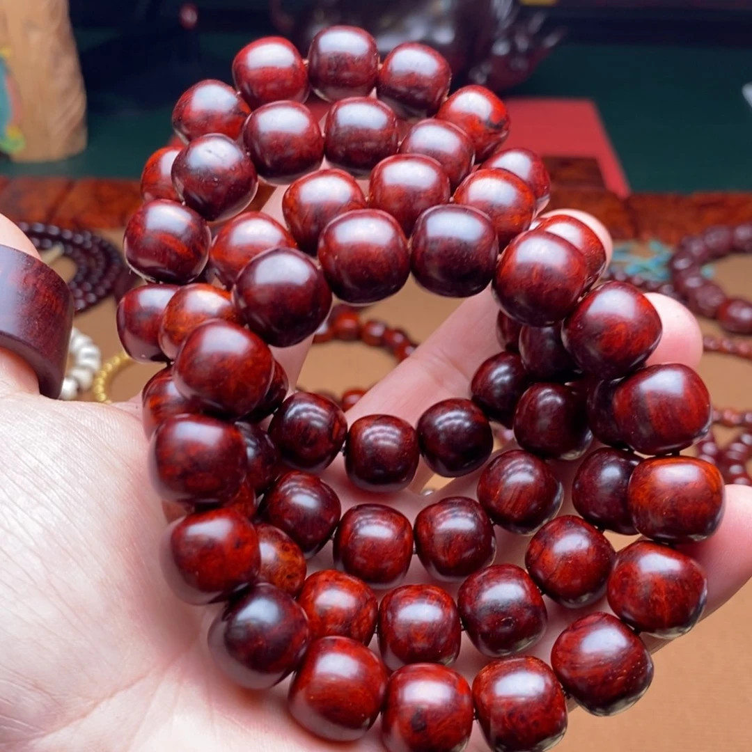 小叶紫檀手串/手链多样性发其一小叶紫檀1.31.4