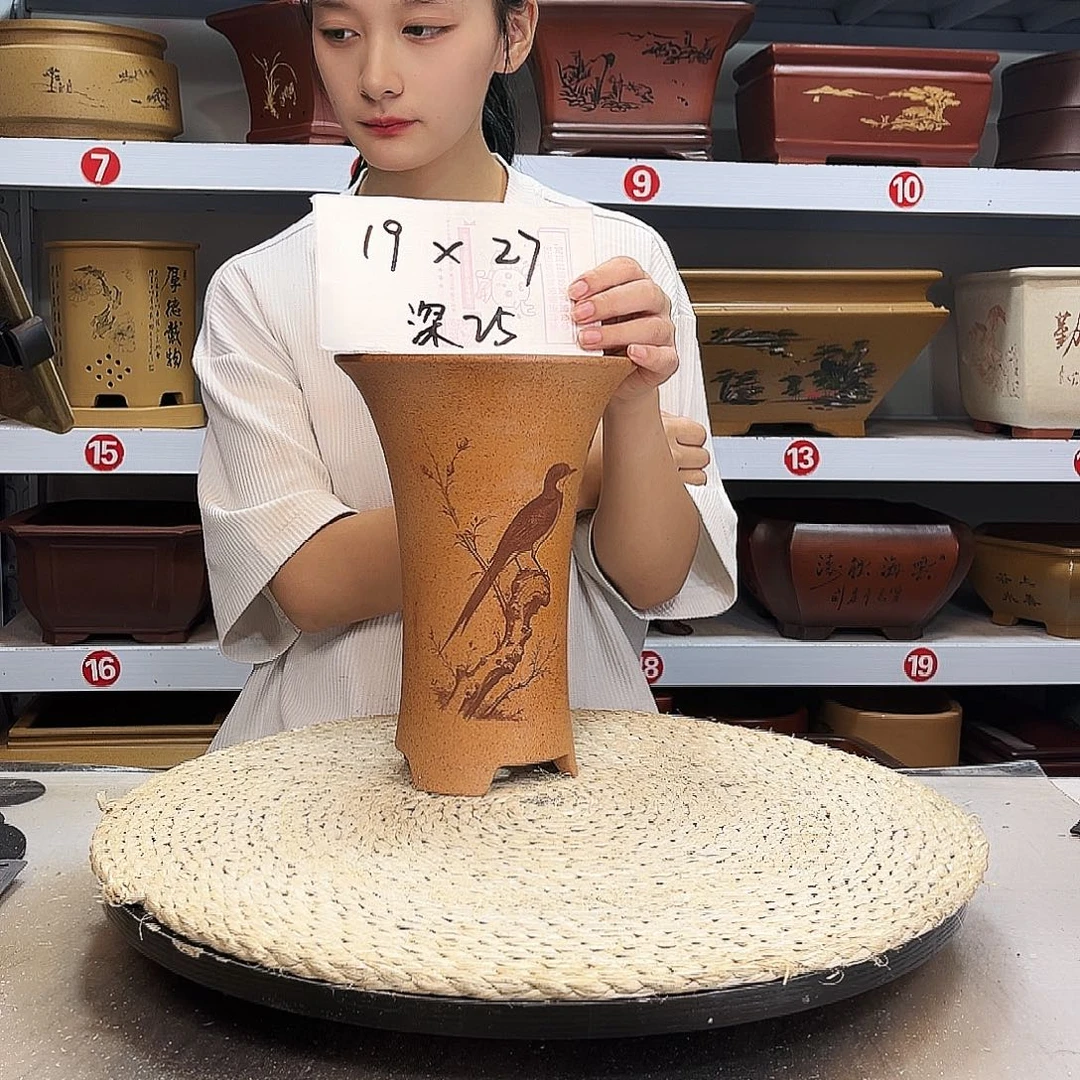 紫砂花盆紫砂花盆