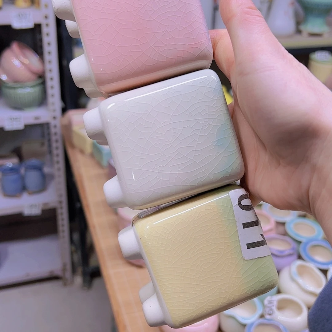 红陶陶瓷花盆当场满12包邮