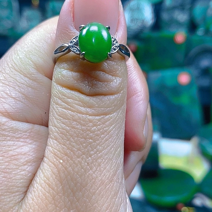 和田玉（碧玉）未镶嵌珠宝半成品