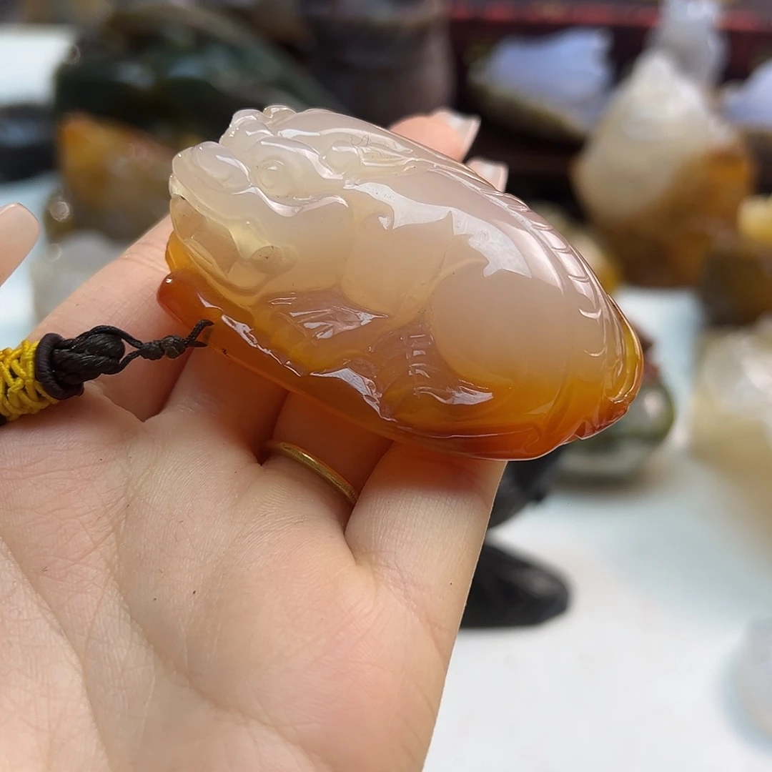 玛瑙/玉髓未镶嵌项链