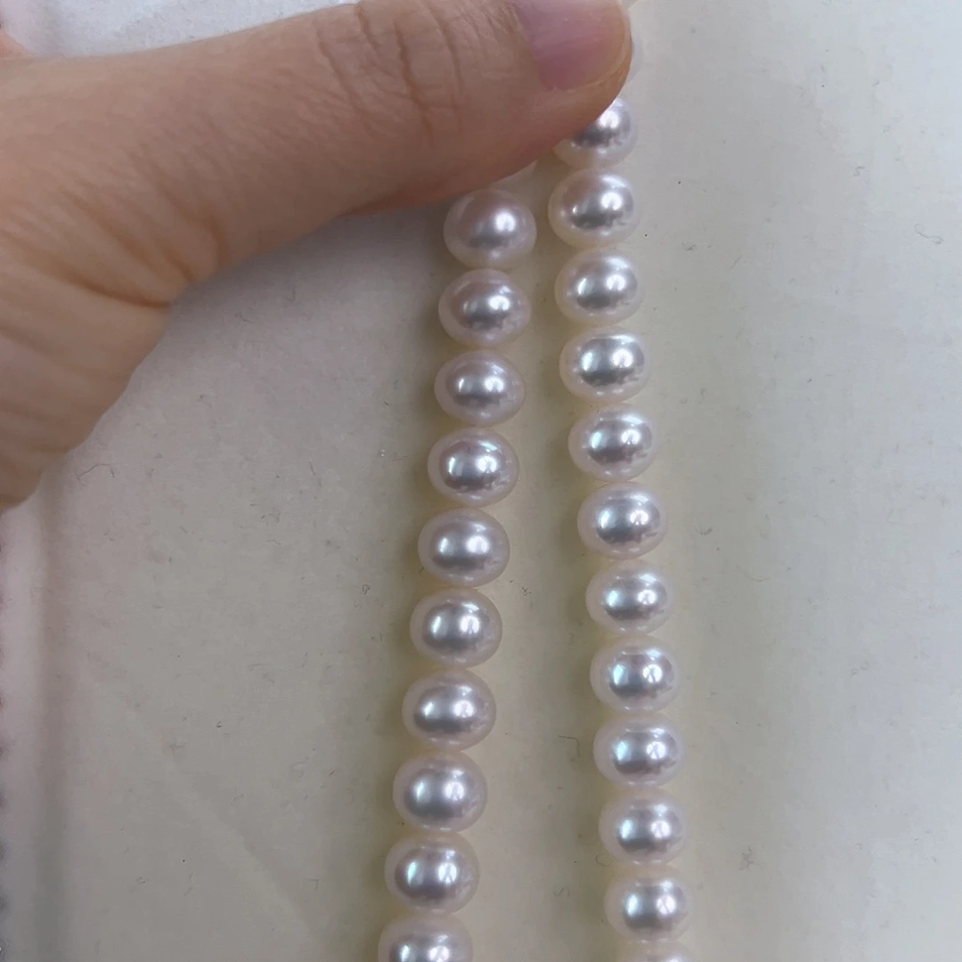 银S925镶嵌淡水珍珠颈饰9/19