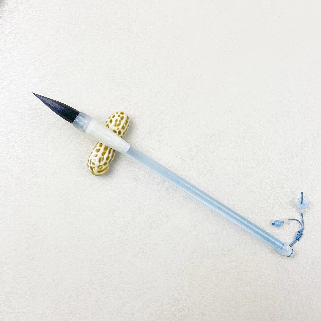 云梦泽  出锋3.7cm  纯动物毛中楷书法作品毛笔楷书行书草书