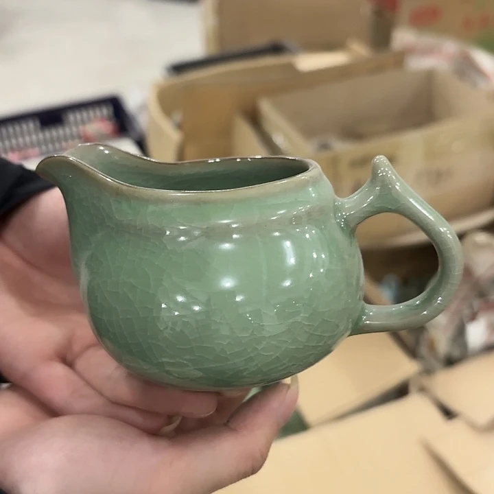 龙泉云间青瓷小米茶器