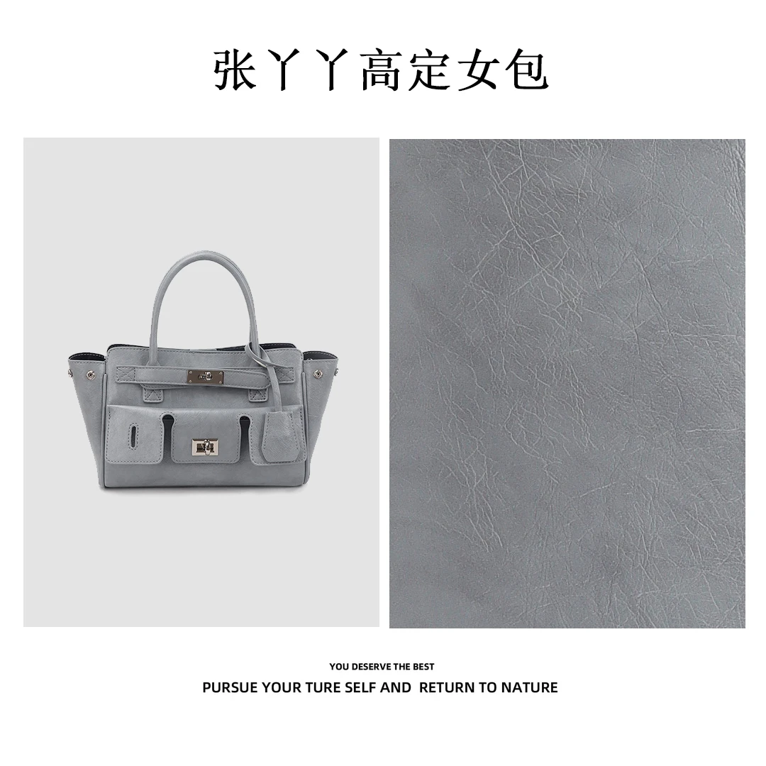 【张丫丫优选】时尚新款潮流女包大容量百搭手提斜跨托特2392大象灰