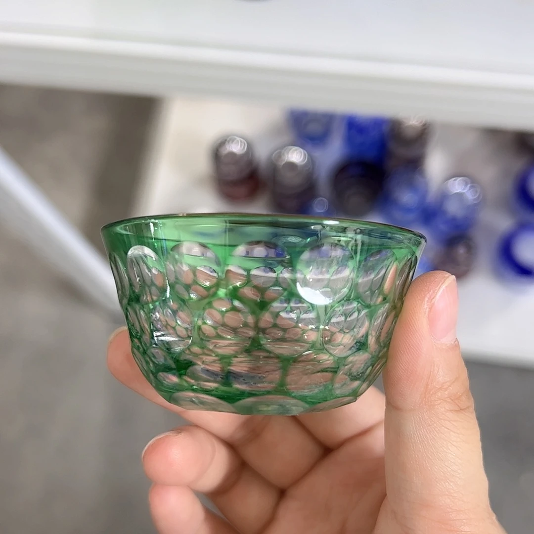 水晶玻璃高脚款微瑕一个