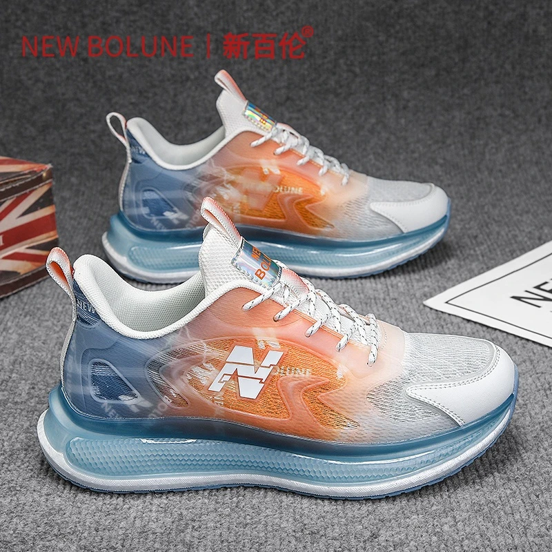 新百伦男鞋夏季新款网面透气休闲鞋男士百搭轻便情侣百搭运动潮鞋