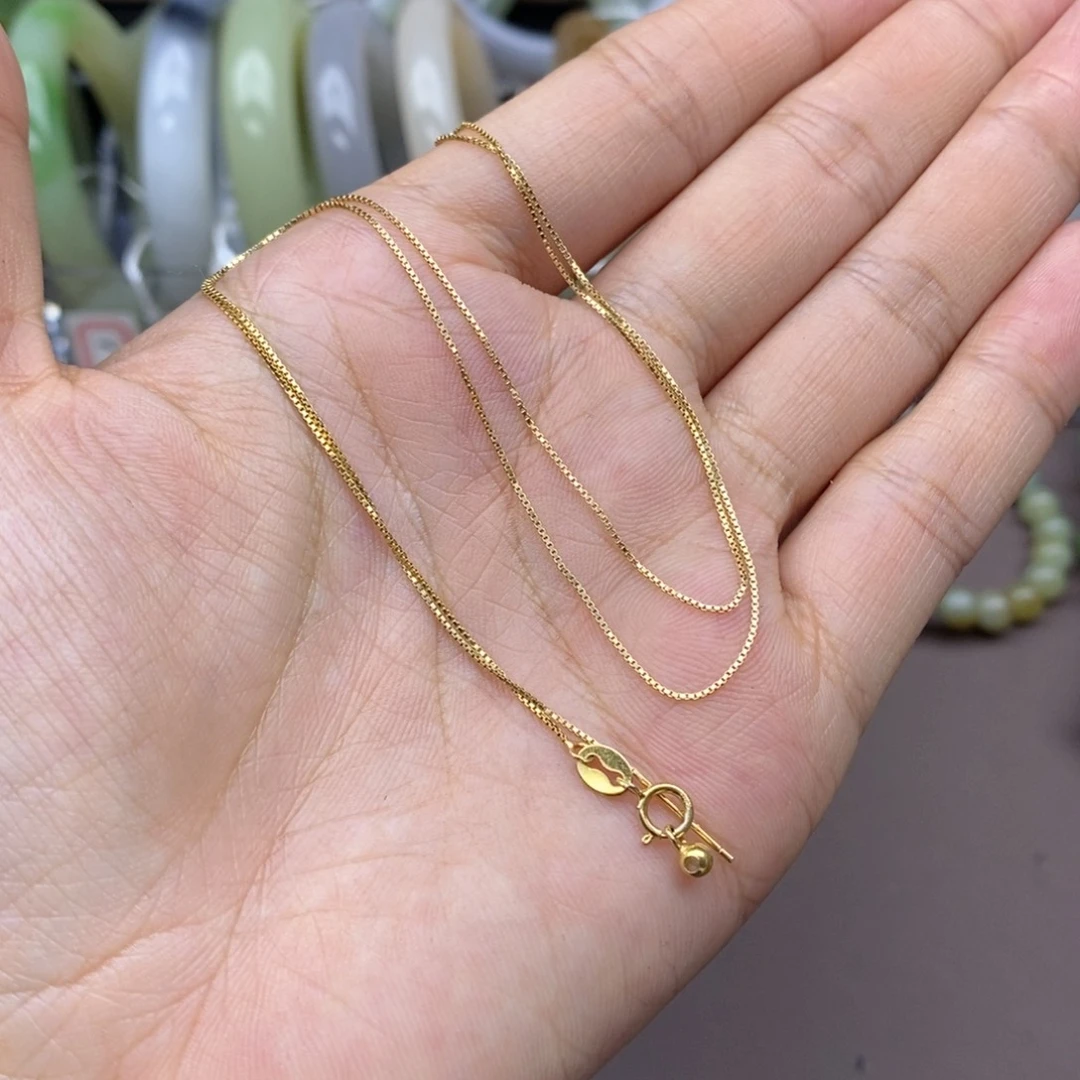 和田玉项链银S925镶嵌