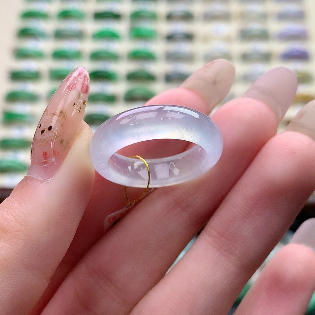 翡翠未镶嵌戒指港16