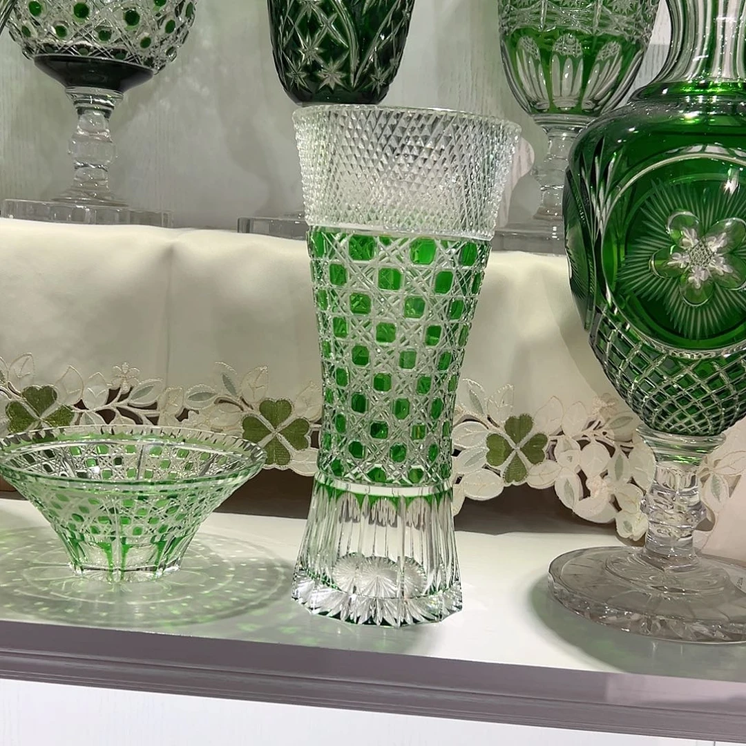 陶瓷QB0010福利德国水晶小蛮腰花瓶