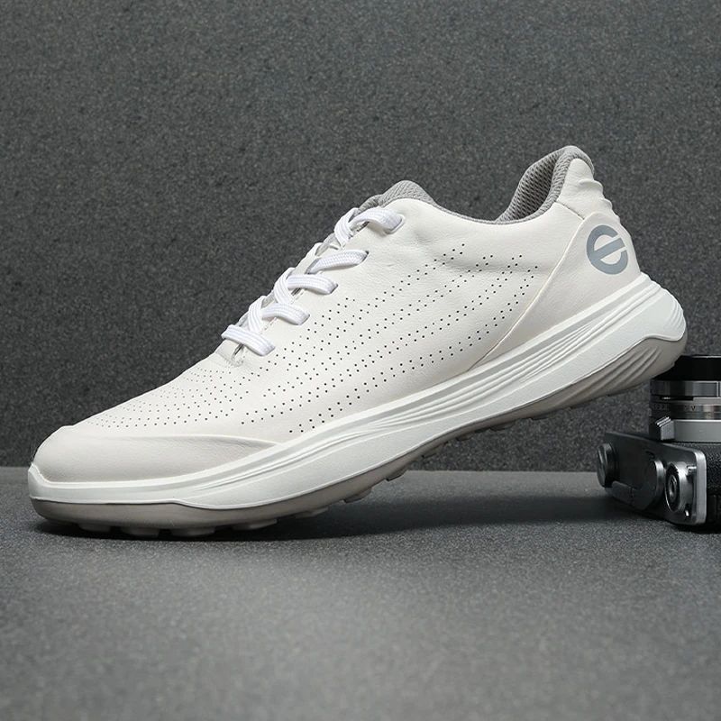 欧洲站男鞋2025春季新款真皮休闲鞋男潮流舒适百搭透气跑步鞋子男